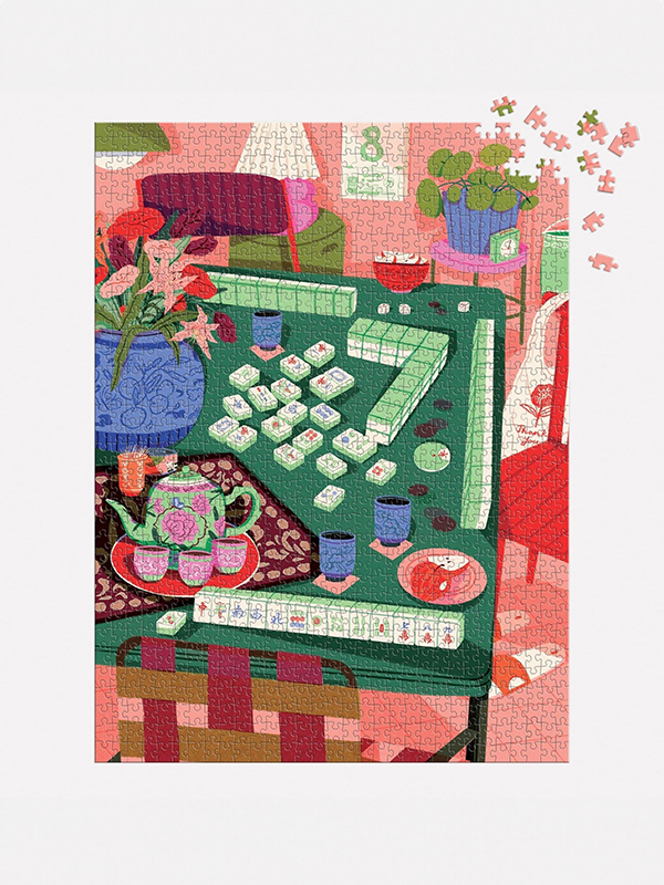 Mahjong Social: 1000 Piece Puzzle