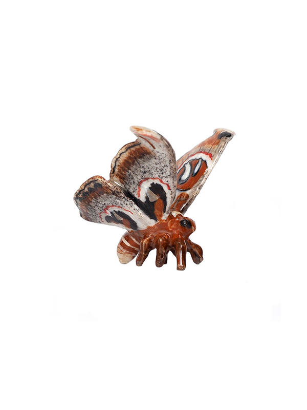 Porcelain Miniature: Attacus Atlas Moth