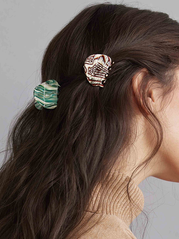 Gemstones Hair Clip: Onyx