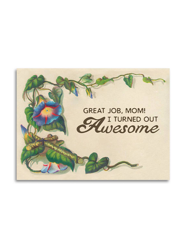 Great Job Mom Card