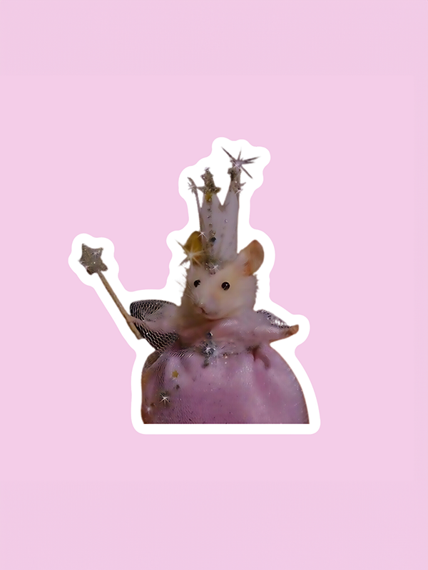 Princess Fairy Mouse Sticker
