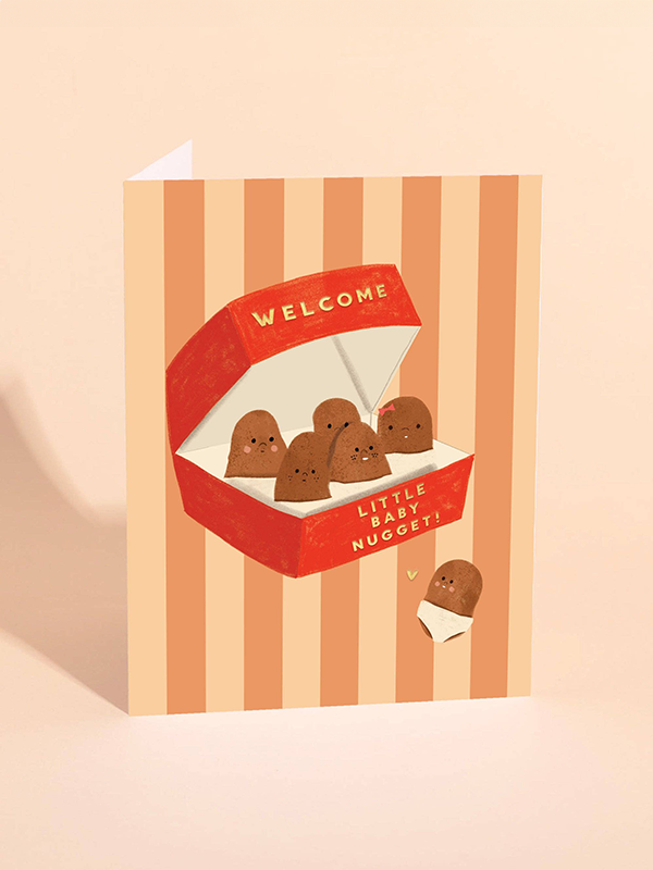 Lil Nuggets Baby Card