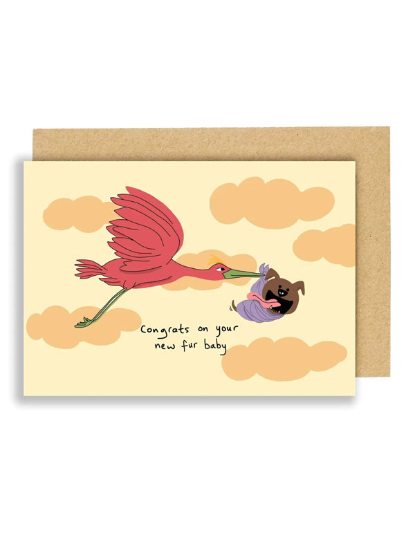 Congrats On Your New Fur Baby Card