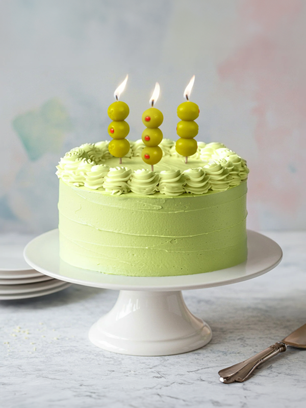 Cocktail Olive Candles: Set of 6