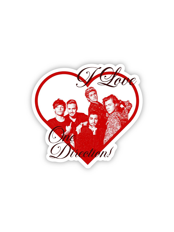 I Love One Direction Sticker