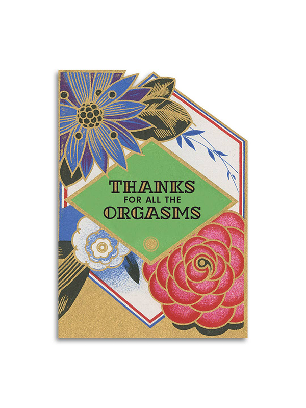 Thanks for All the Orgasms Card