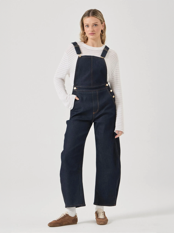Barrel Overalls: Madame Indigo