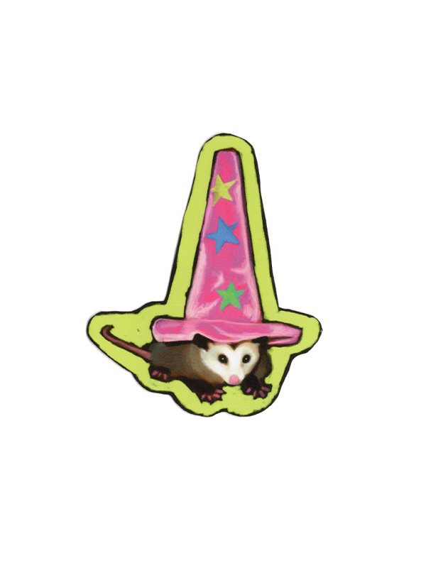 Possum Wizard Sticker