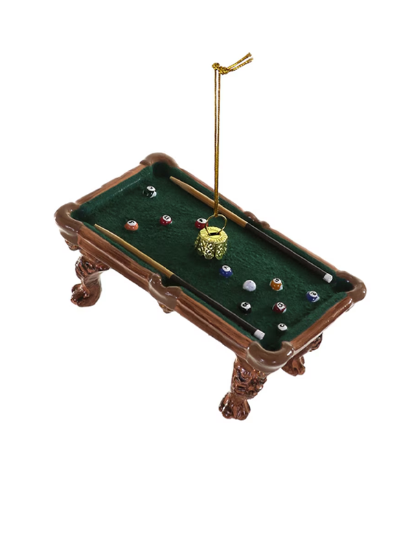 Pool Table Ornament