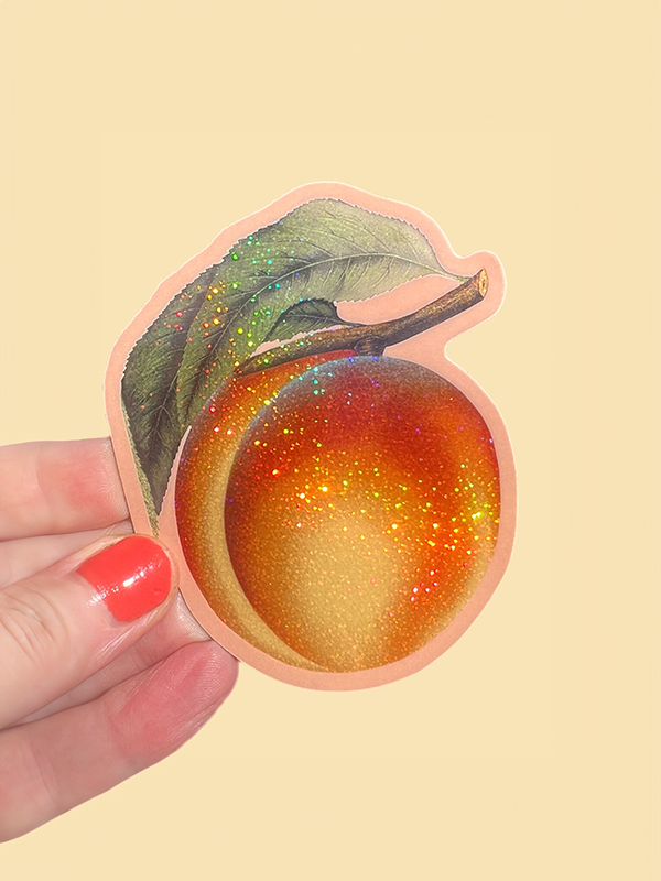Peach Sticker