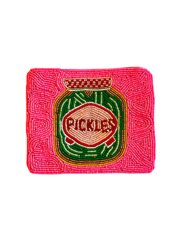 Beaded Coin Purse: Pickles