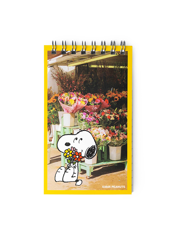 Mini Notebook: Snoopy Flower Bouquet