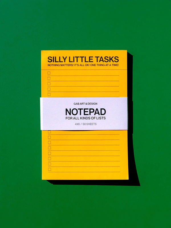 Silly Little Tasks Notepad