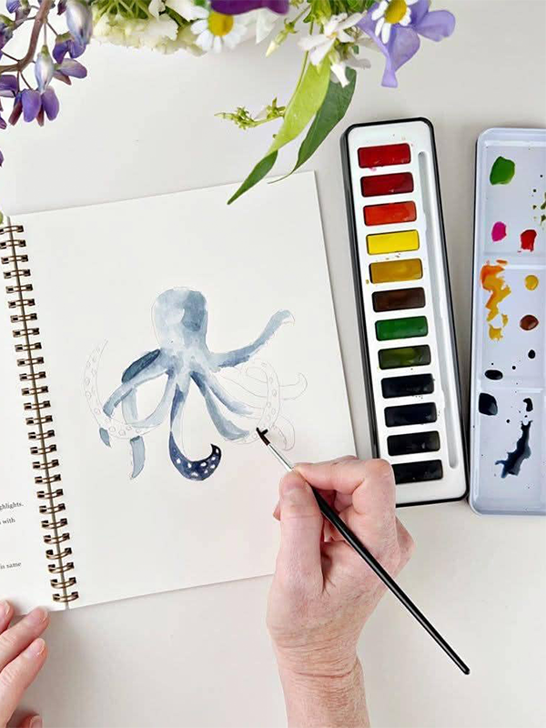 Watercolor Paint Set of 12 Colors