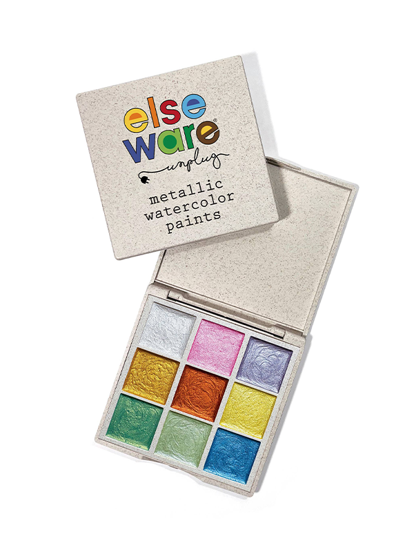 Metallic Watercolors: Set of 9
