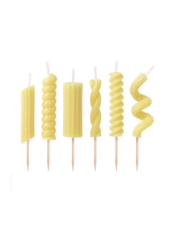 Pasta Party Candles: Set of 6
