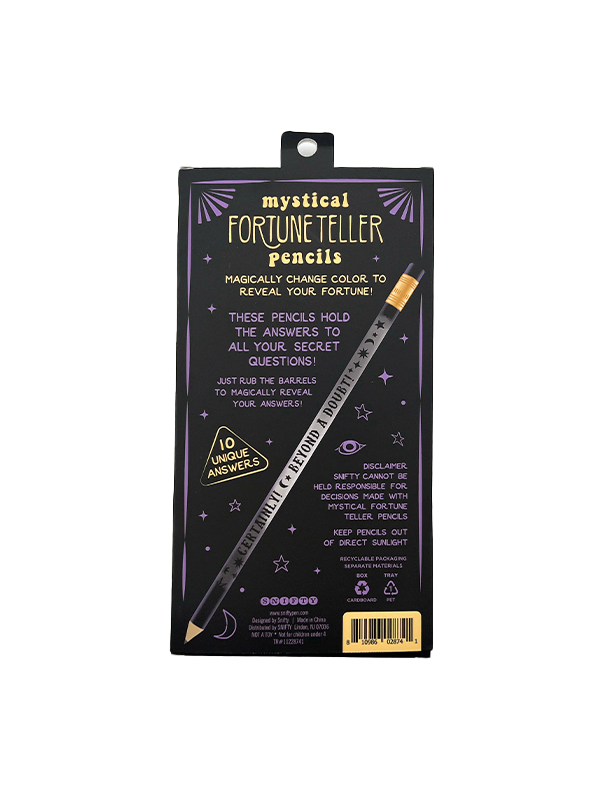 Magic Reveal Fortune Teller Pencils: Set of 10