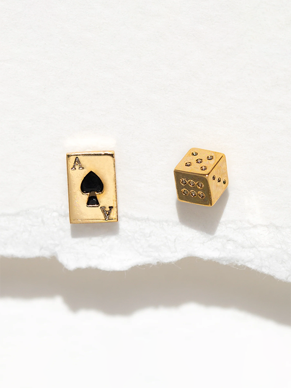 Perfect Illusion Studs: Gold