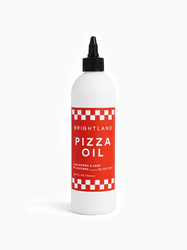 Pizza oil infused with herbs and spices, perfect for drizzling on pizza, pasta, or other dishes for an extra burst of savory flavor.