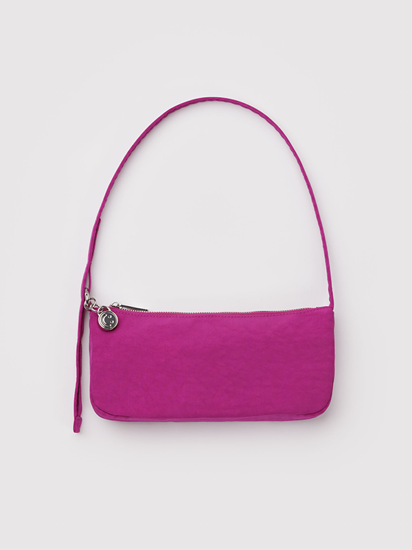 Nylon Pochette: Deep Fuchsia