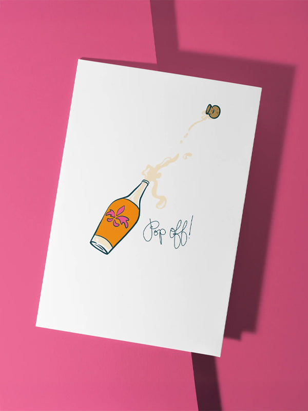 Pop Off Card