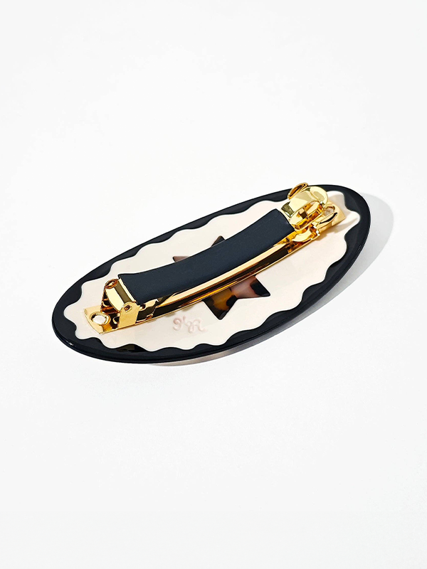 Tortoise Star Ponytail Barrette