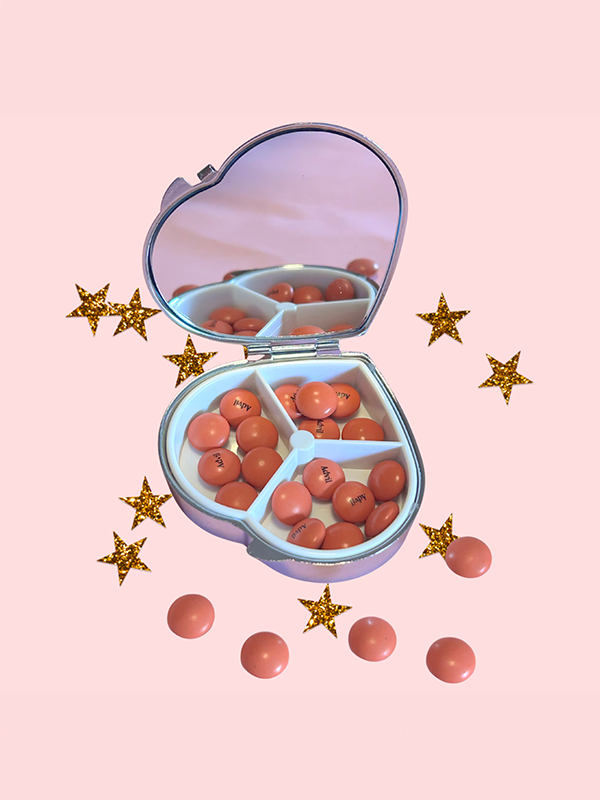 Forget Me Not Pill Case