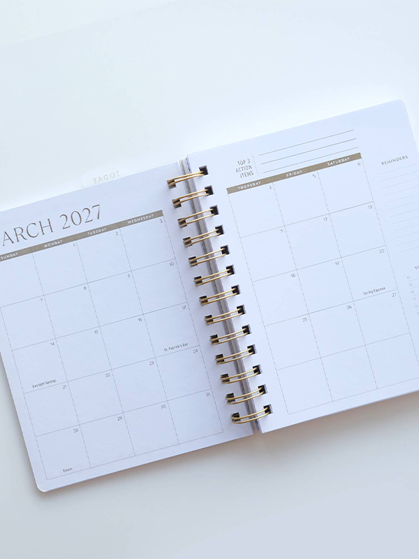 2027 Pocket Planner: Black Diamond