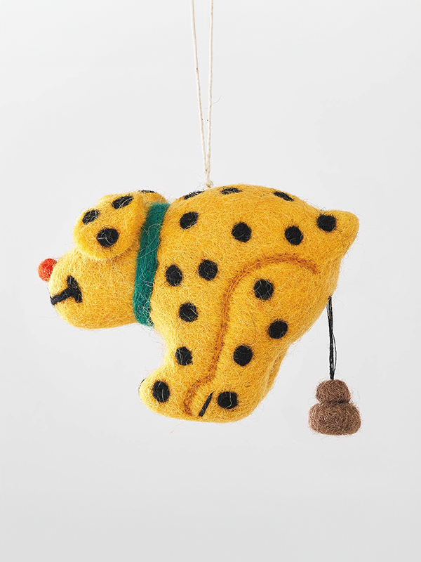 Hanging Felt Ornament: Len Dog