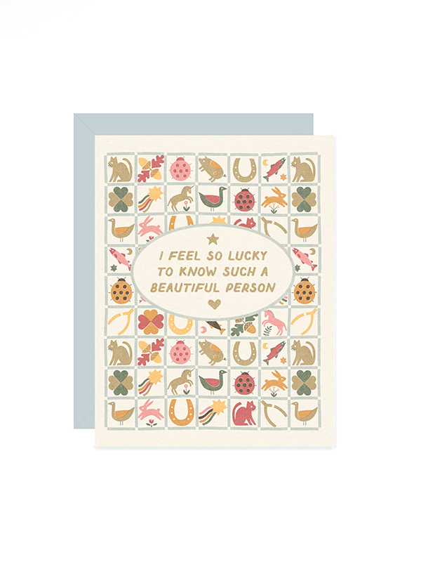 Lucky Quilt Card