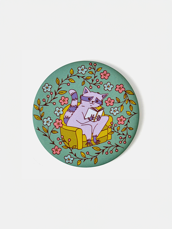 Reading Raccoon Magnet