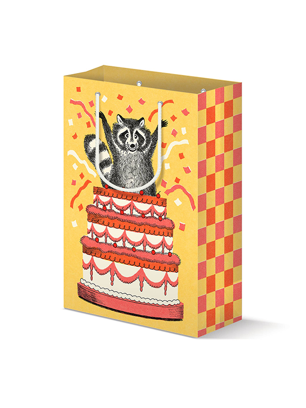 Raccoon & Cake Gift Bag