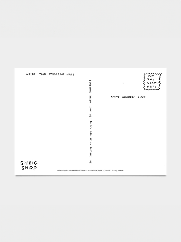 David Shrigley Postcard: I Want To Make You Happy