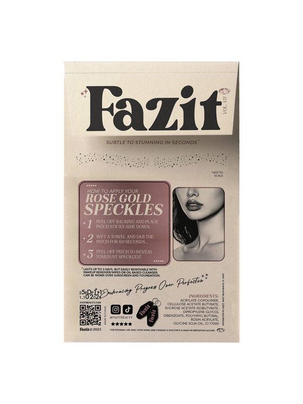 Makeup Patches: Rose Decolletage Speckles