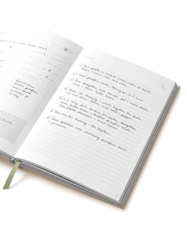 Porcelain Guided Recipe Journal