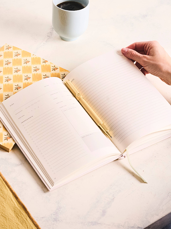 Porcelain Guided Recipe Journal