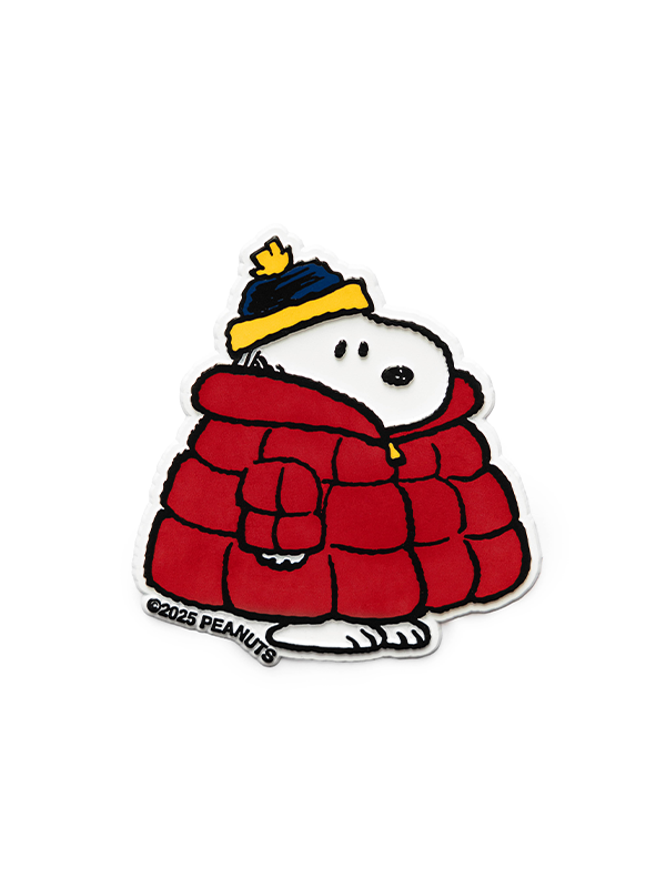 Snoopy Puffy Coat Magnet