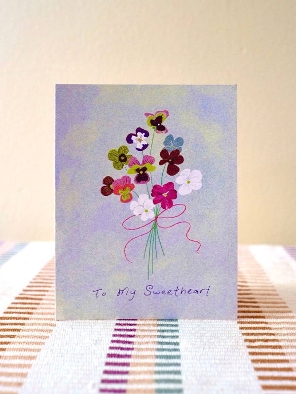 To My Sweetheart Card