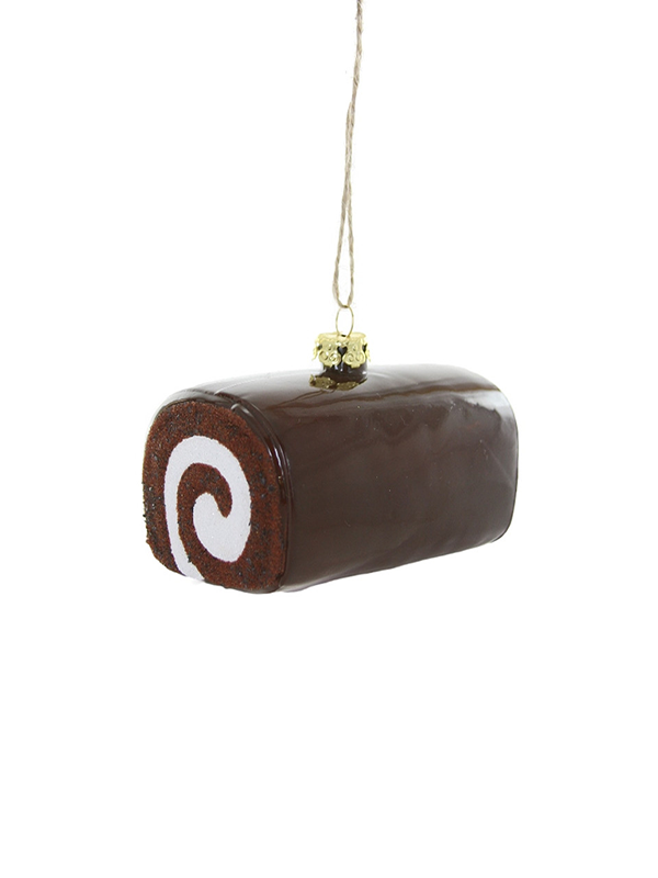 Chocolate Swiss Roll Ornament