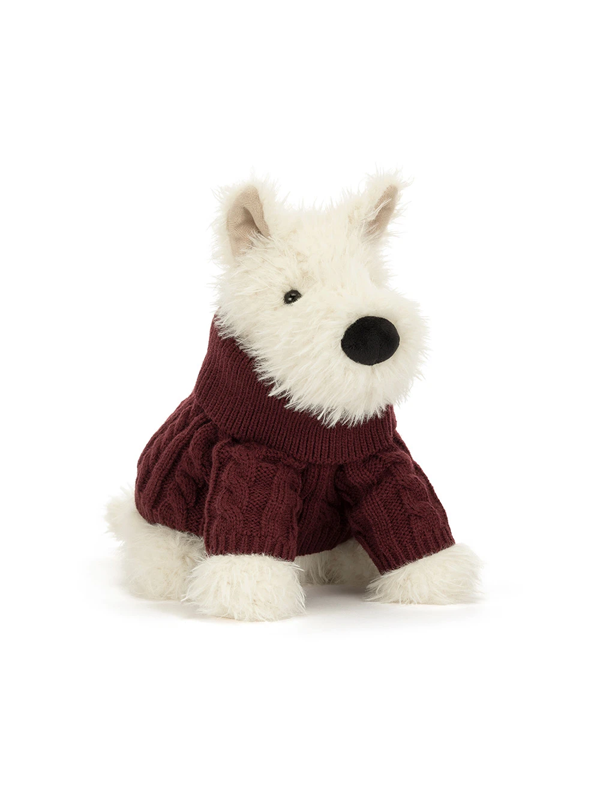 Munro Scottie Dog: Winter Jumper Outfit