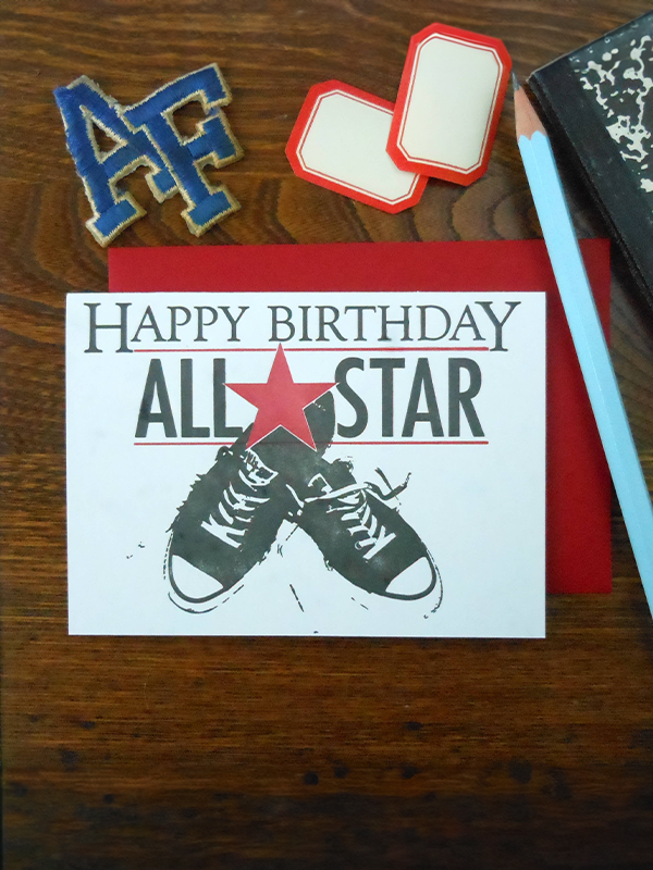 All Star Birthday Card