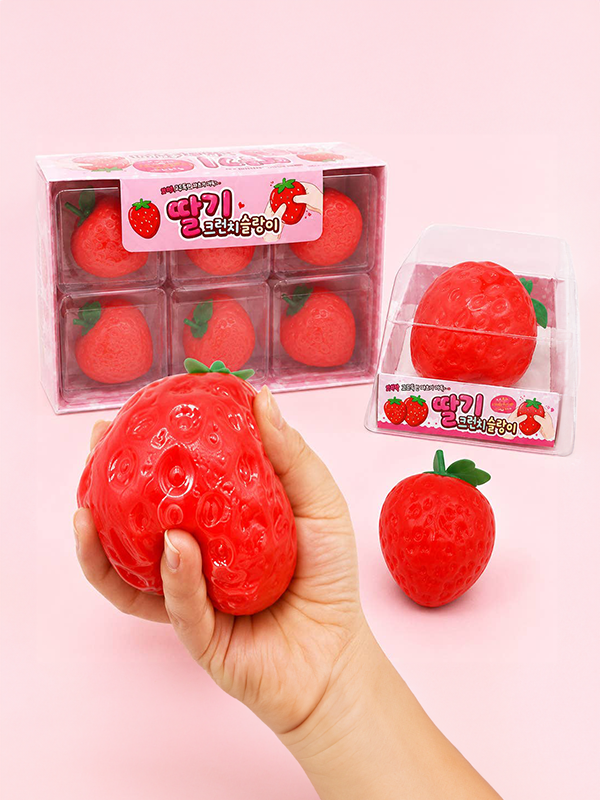 Strawberry Crunch Squishy Toy