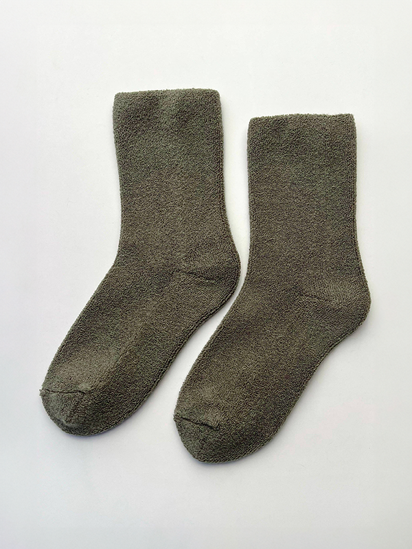Cloud Socks: Muted Sage