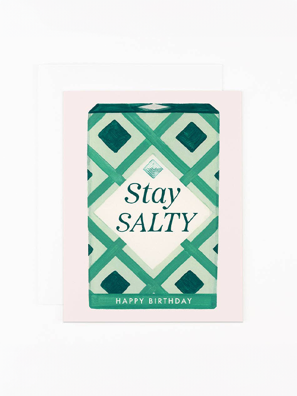 Stay Salty Birthday Card