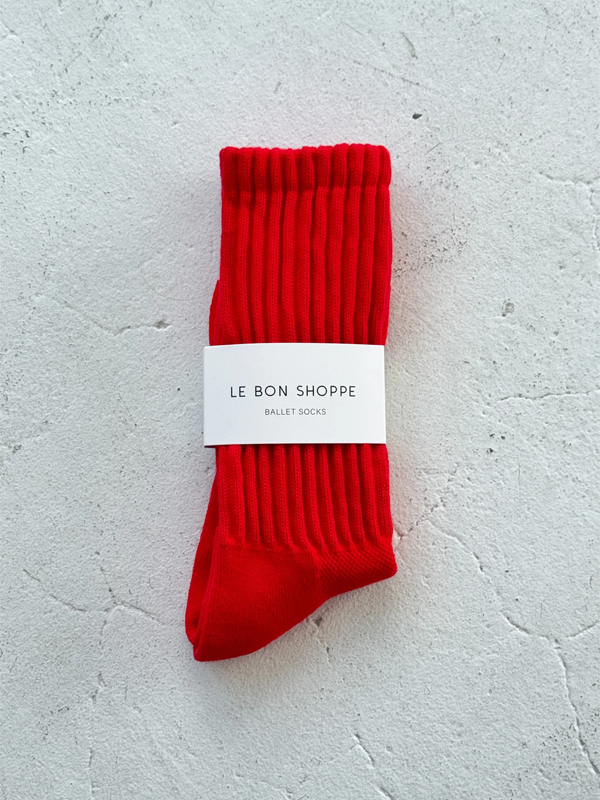 Ballet Socks: Strawberry