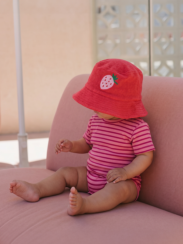 Baby + Kids Bucket Hat: Strawberry