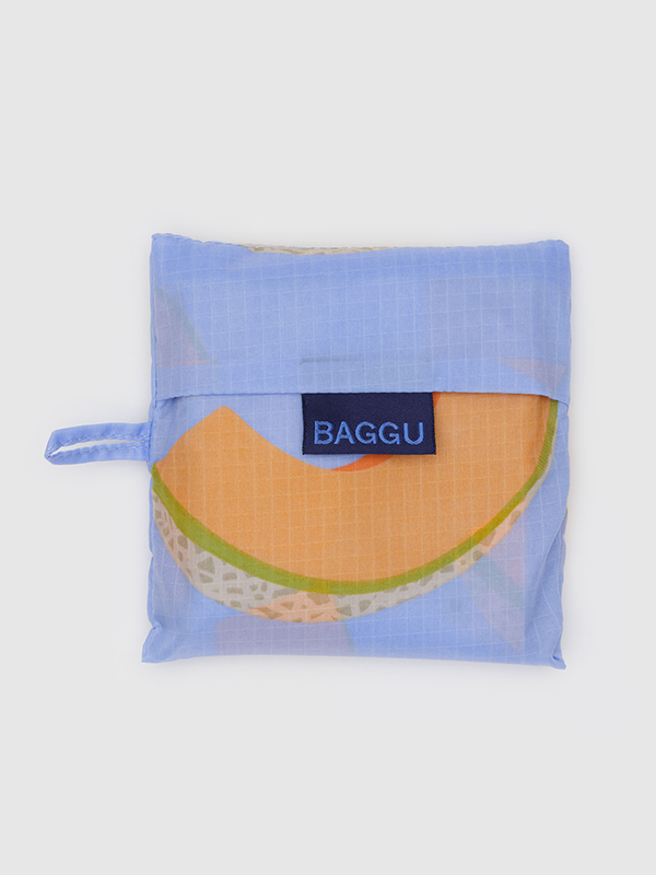 Standard Baggu in Cantaloupe Blue, featuring a stylish and versatile design with a unique pattern, perfect for everyday use and carrying your essentials with ease.