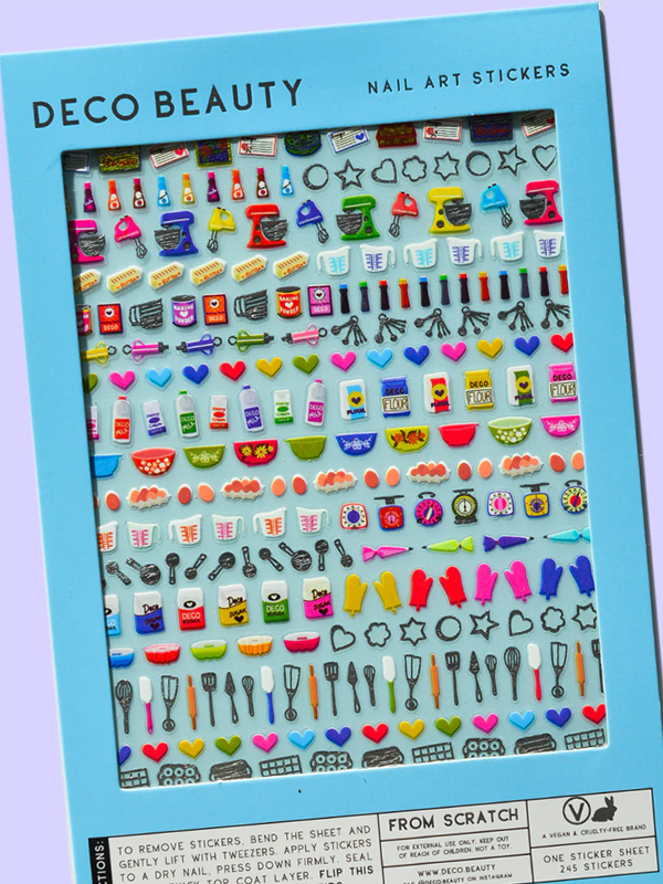 From Scratch Nail Art Stickers