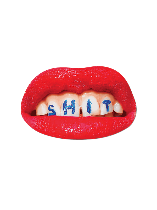 Sh*t Sticker (Mouth)