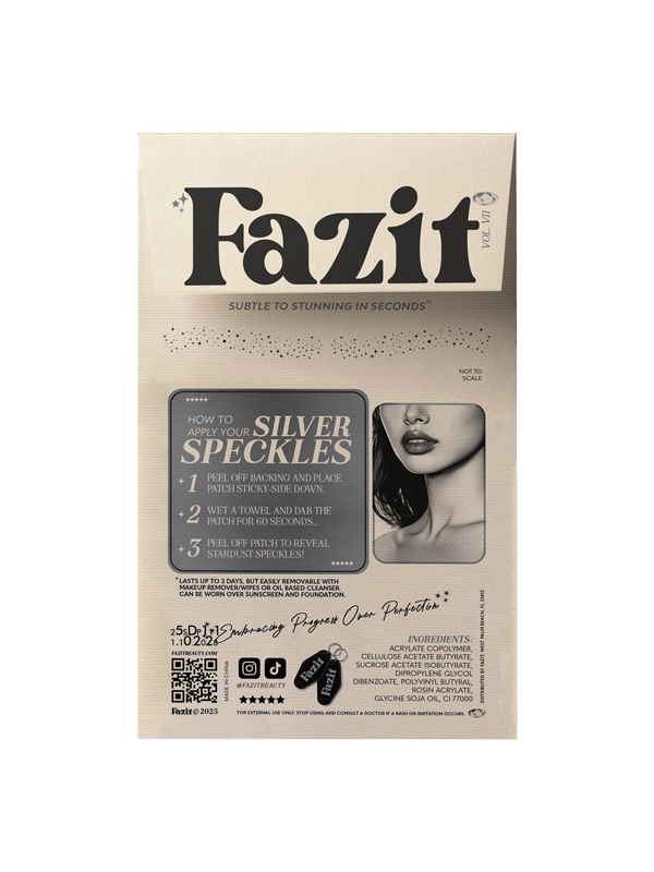 Makeup Patches: Silver Decolletage Speckes